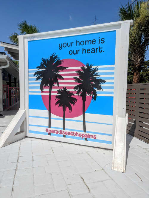 The Wrenn Group Apartments Selfie Walls by Christine Crawford