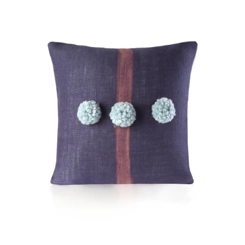 amafa violet | Cushion in Pillows by Charlie Sprout. Item composed of cotton