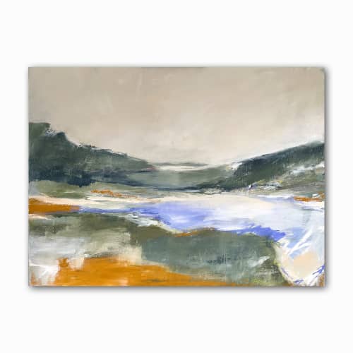 Road Trip | Oil And Acrylic Painting in Paintings by Melanie Biehle. Item composed of canvas in contemporary or country & farmhouse style