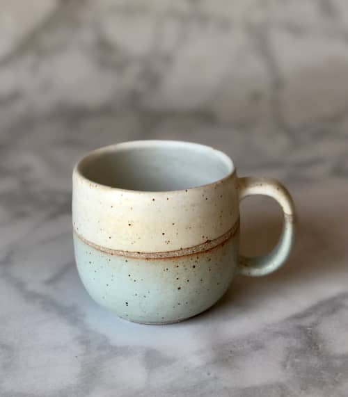 Seafoam - Mug | Cup in Drinkware by Tomoko Ceramics. Item composed of ceramic