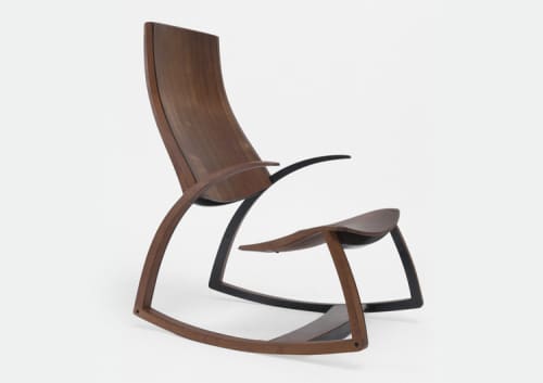 Rocking Chair No. 1 | Chairs by Reed Hansuld. Item composed of walnut