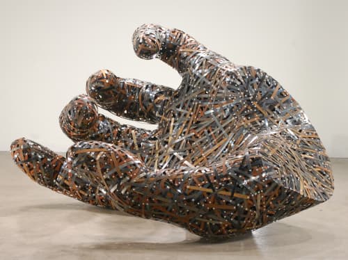 Riven | Sculptures by Andrew Ramiro Tirado. Item composed of steel