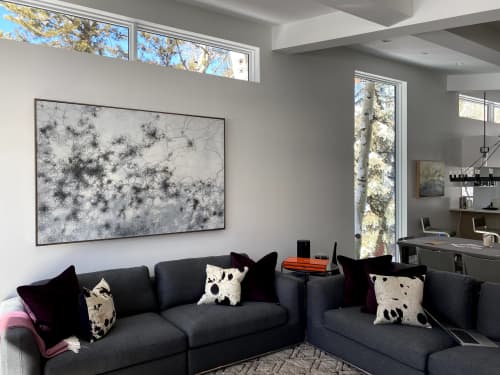 Language of Nature | Oil And Acrylic Painting in Paintings by Tania Dibbs. Item composed of synthetic