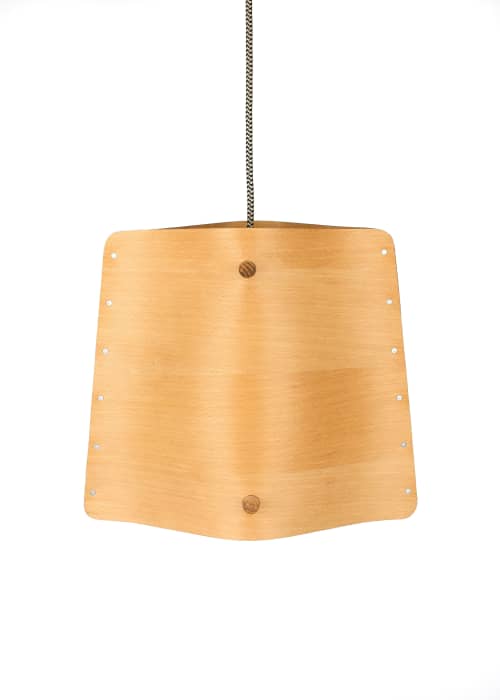 Tapio Pocket Pendant Original, Beech | Pendants by Tapio | Studio Alchemy in Marquette. Item composed of wood in mid century modern or contemporary style