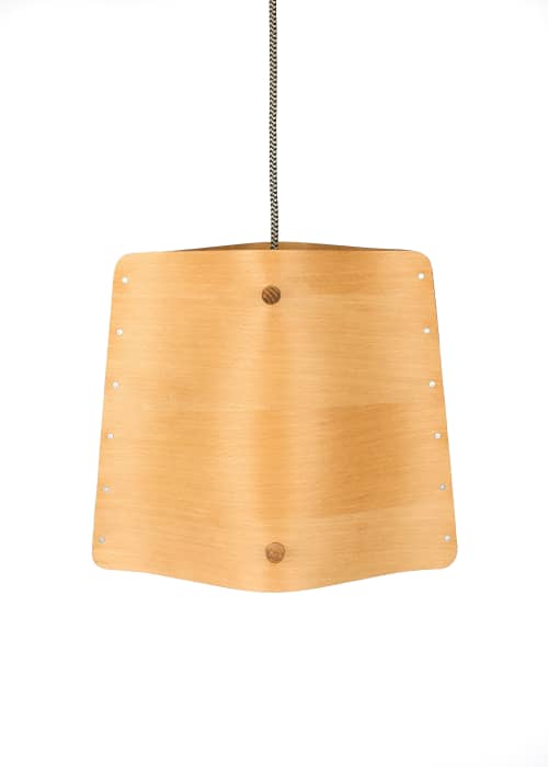 Tapio Pocket Pendant Original, Beech | Pendants by Tapio | Studio Alchemy in Marquette. Item composed of wood in mid century modern or contemporary style