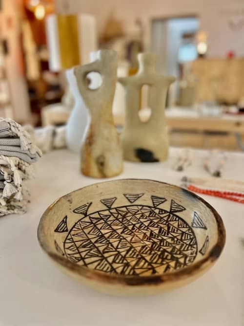 Decorative jatte | Decorative Bowl in Decorative Objects by Jana Mistrik. Item made of ceramic compatible with mediterranean style