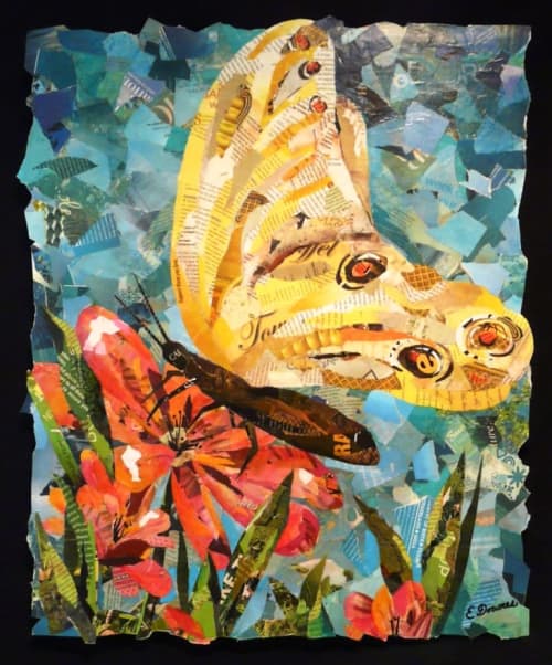Giant Butterflies Series | Paintings by Eileen Downes | St. Joseph's Medical Center in Stockton