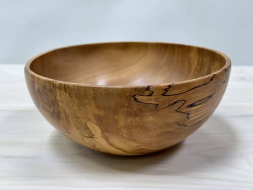 Decorative wood-turned bowl | Decorative Bowl in Decorative Objects by Wooden Imagination. Item made of wood works with contemporary & modern style