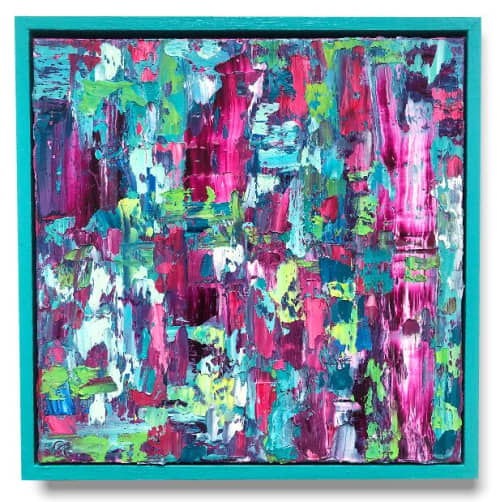 Fragrance of Flowers II | Oil And Acrylic Painting in Paintings by Shan Richards. Item made of synthetic