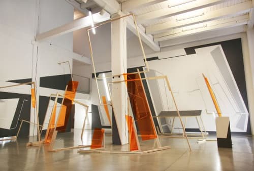 Re/Activate | Mixed Media by Damien Gilley Studio | Wieden & Kennedy in Portland. Item made of wood with synthetic