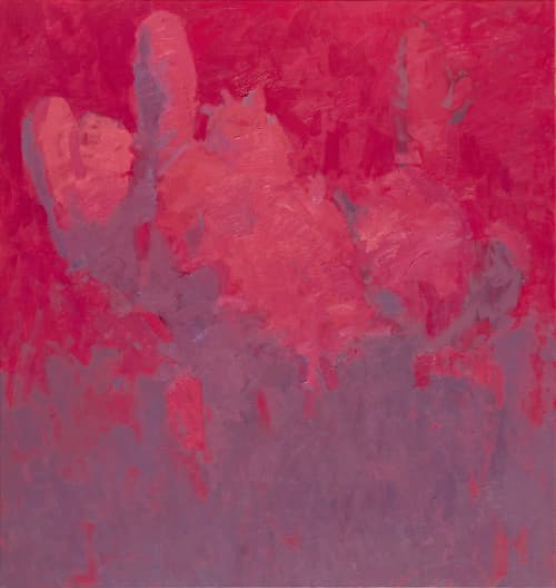 Magenta Dream | Oil And Acrylic Painting in Paintings by Glib Franko. Item made of canvas & synthetic
