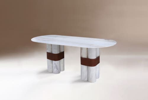 Axis Console II | Console Table in Tables by Dovain Studio. Item composed of marble