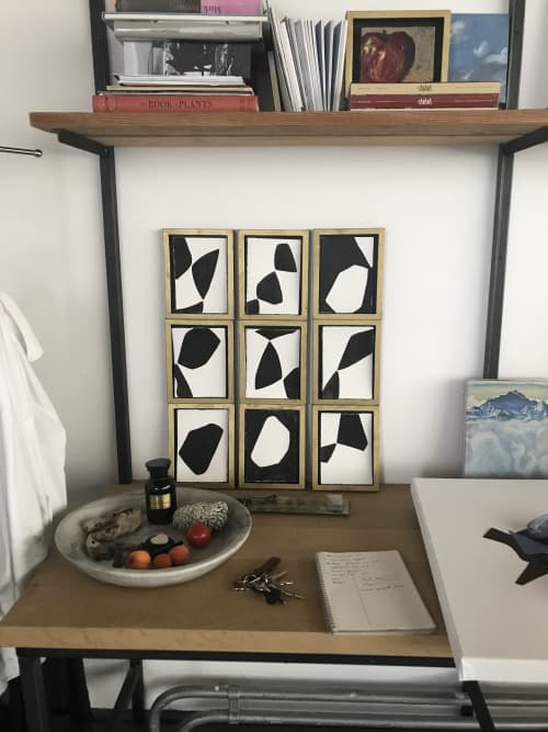 nine lives | Oil And Acrylic Painting in Paintings by sandi gehring. Item made of paper & synthetic