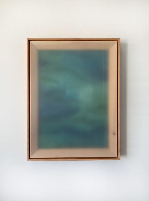 'jump in' | Oil And Acrylic Painting in Paintings by caitlin carney. Item composed of synthetic