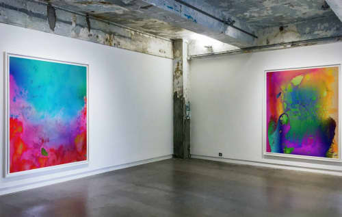 Scanography works on display | Photography by Sven Pfrommer | Singapura in Singapore