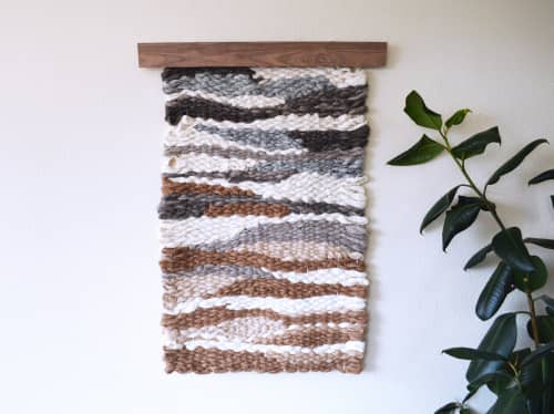 Sandstone II | Tapestry in Wall Hangings by Camille McMurry. Item composed of fabric & fiber compatible with minimalism and mid century modern style