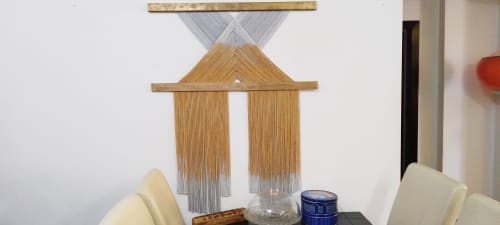 Macrame Wall Décor ,Macrame Wall Art, Fiber Art, Boho Wall | Macrame Wall Hanging in Wall Hangings by Magdyss Boutique | Soseaua Nordului 96E, Bucharest in București. Item composed of cotton in boho style