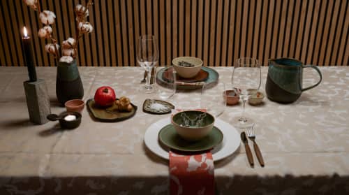 Marble table cloth - linen cotton mix | Tablecloth in Linens & Bedding by Plesner Patterns. Item composed of cotton