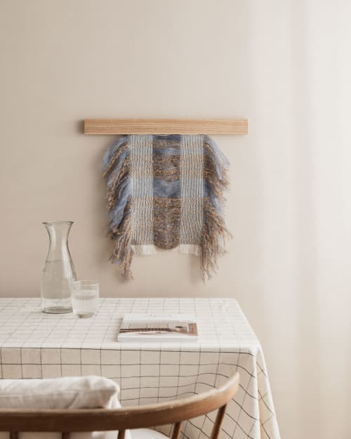 Balcony - V | Tapestry in Wall Hangings by Woven Form. Item composed of wool compatible with boho and country & farmhouse style