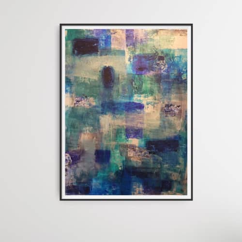 Change Starts With Me | Oil And Acrylic Painting in Paintings by Amanda Marko. Item made of synthetic works with minimalism & mid century modern style