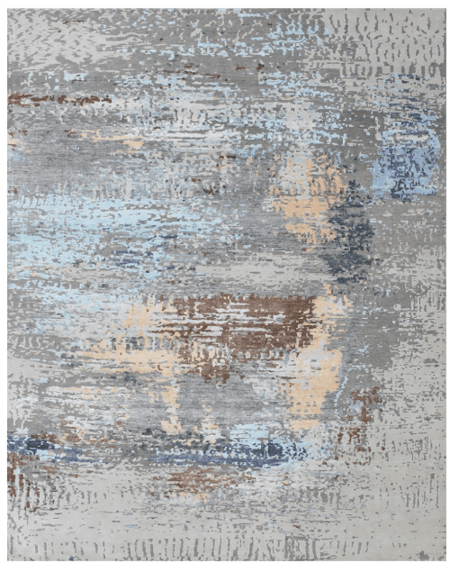 Fuse - A200 | Hand Knotted Rugs | Area Rug in Rugs by Mayfair Rugs. Item composed of bamboo and wool in contemporary or art deco style