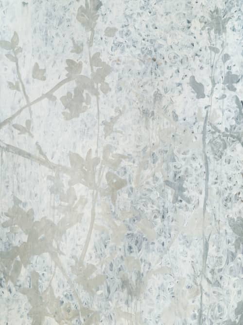 Dreams and Other Landscapes—The White Garden | Oil And Acrylic Painting in Paintings by Anna Jaap Studio. Item composed of canvas and synthetic in minimalism style