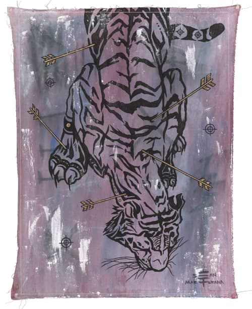 Sentiero by Sean Martorana | Oil And Acrylic Painting in Paintings by Sean Martorana. Item made of canvas with synthetic