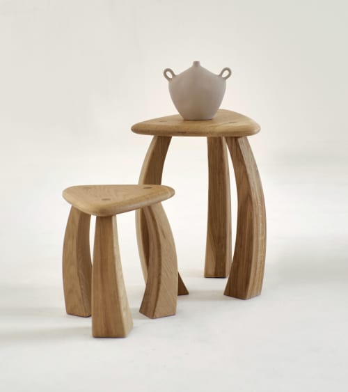 Arc de Stool '37 | Chairs by Project 213A. Item composed of oak wood in contemporary style