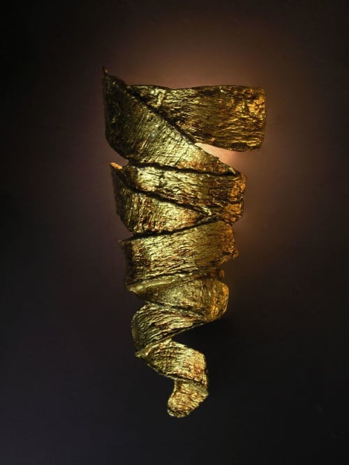 "Tornado" | Sculptures by F+M FOS - Anna Maria Fragiskos Bitros. Item composed of aluminum