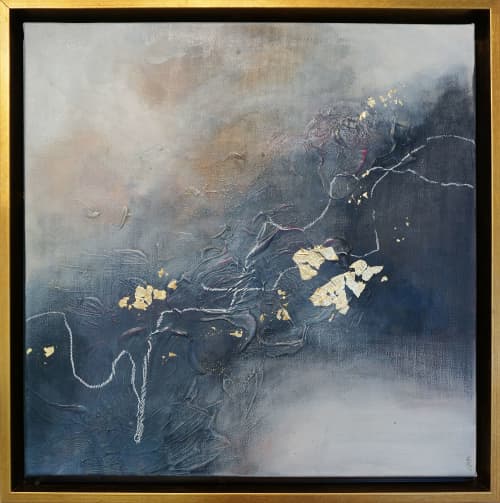 Yeah? | Oil And Acrylic Painting in Paintings by Christine Olmstead. Item made of canvas
