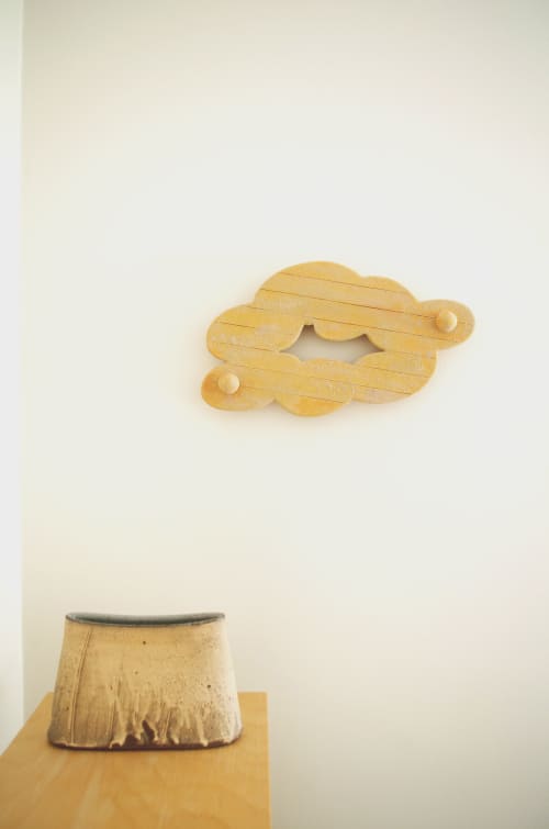 Cloud Sculpture | Wall Sculpture in Wall Hangings by Studiolo Artale. Item made of stoneware