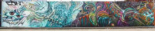 Time for a change | Street Murals by Max Ehrman (Eon75). Item made of synthetic