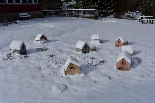 Le Cercle des villégiateurs / The Cottagers' Circle | Public Sculptures by Marc WALTER