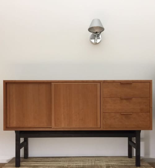 Hikido Credenza | Storage by Brian Holcombe Woodworker. Item made of walnut