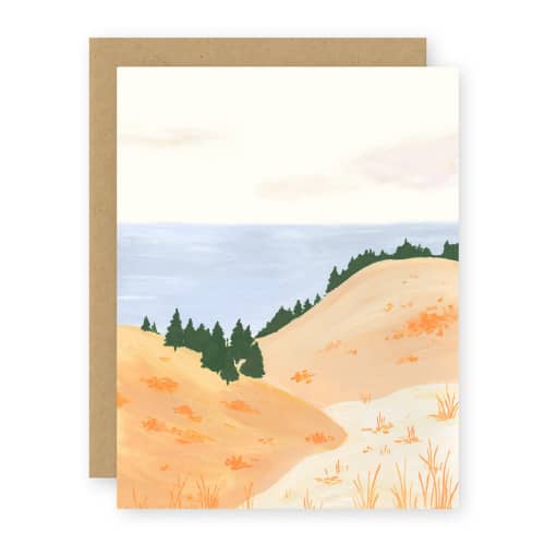Bluffs Card | Prints by Elana Gabrielle. Item composed of paper
