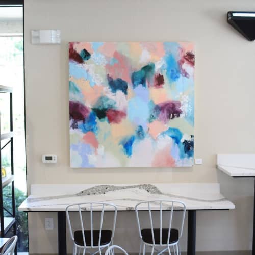 “Give me Liberty” | Oil And Acrylic Painting in Paintings by Dominique James | Ampersand Ice Cream in Fresno. Item made of synthetic
