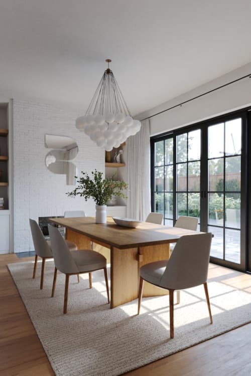 Hawthorne Trestle Dining Table | Tables by Helmwood. Item composed of oak wood in contemporary or modern style