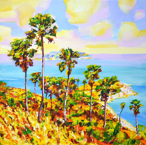 Phuket | Oil And Acrylic Painting in Paintings by IRYNA KASTSOVA. Item composed of canvas in coastal or mediterranean style