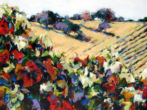 Hills of Dionysis | Paintings by Joanne Beaule Ruggles