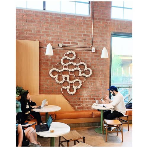 Diamond Ring | Wall Sculpture in Wall Hangings by Windy Chien | Verve Coffee Roasters in Los Angeles. Item composed of fiber