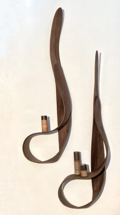 Alaria Note | Wall Sculpture in Wall Hangings by Randy Mugford. Item composed of birch wood