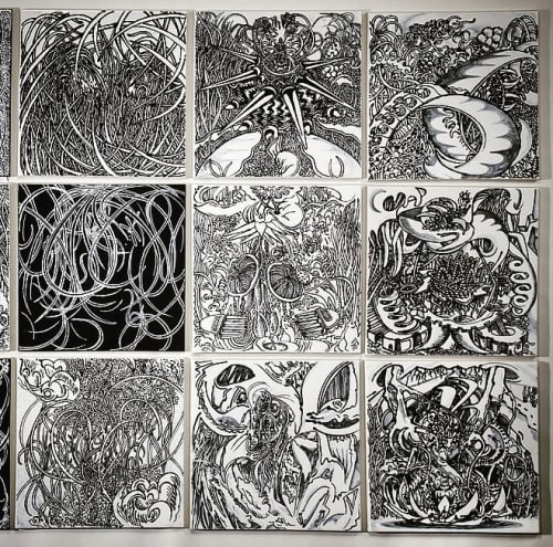 BRAMBLE | Tiles by Paul Santoleri | Pennsylvania Convention Center in Philadelphia. Item made of stone