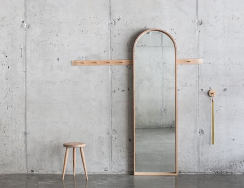 Euclid Mirror | Decorative Objects by Coolican & Company. Item composed of wood and glass