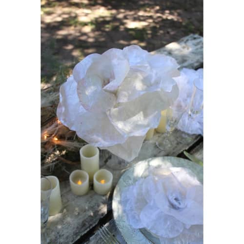 Nacar Flower - Deco & Paper | Ornament in Decorative Objects by HIKARI. Item composed of paper