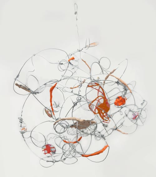 "Multiple Suspended Sculpture Installation" | Sculptures by Serena Bocchino
