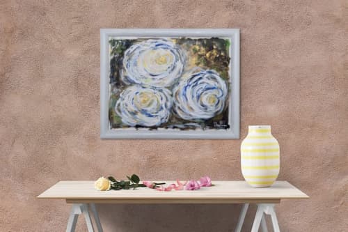 Allure | Oil And Acrylic Painting in Paintings by Elena Parau