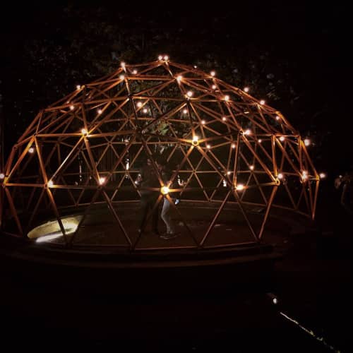 Geodesic Dome by LIGHT & BEYOND at Chandigarh College of Architecture, CHD., Chandigarh