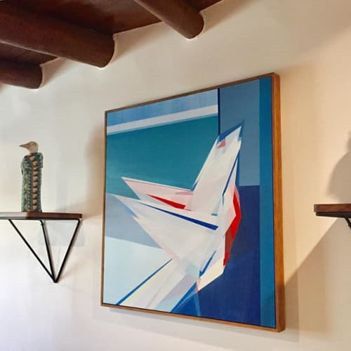 "As We Rise Painting" | Oil And Acrylic Painting in Paintings by Shilo Ratner. Item made of canvas