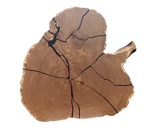 Live Edge Dining Table | Ornament in Decorative Objects by FAB&MADE | Park Avenue Armory in New York. Item made of oak wood works with minimalism & mid century modern style