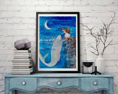 My dearest friend (2025) | Oil And Acrylic Painting in Paintings by Elena Parau